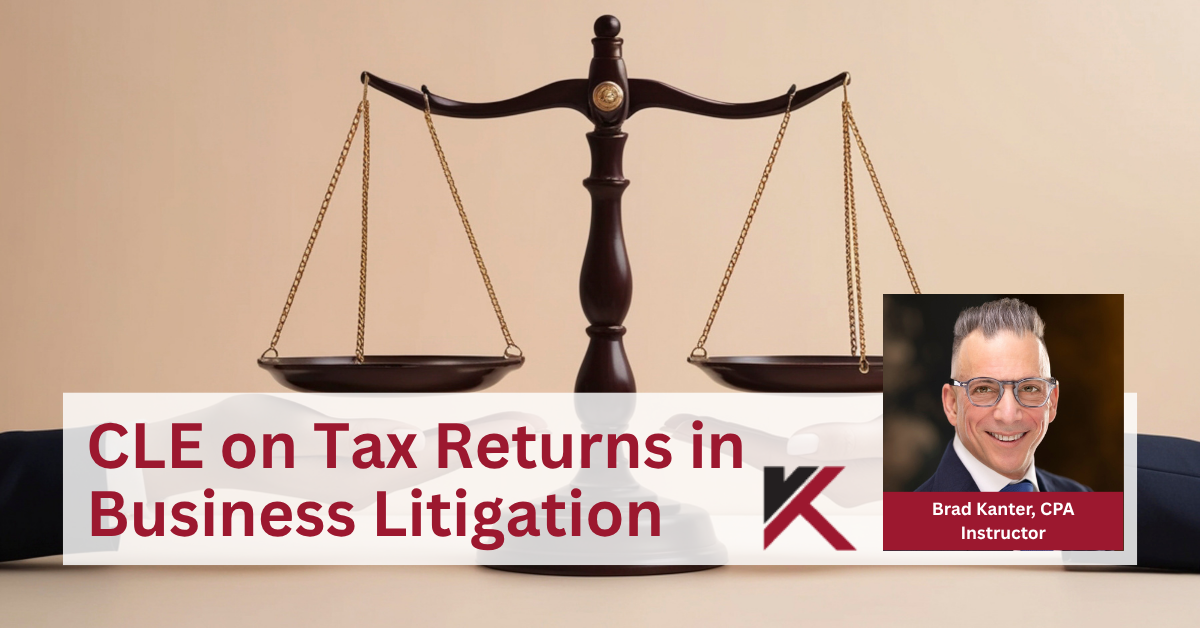 FL CLE on Tax Returns in Business Litigation